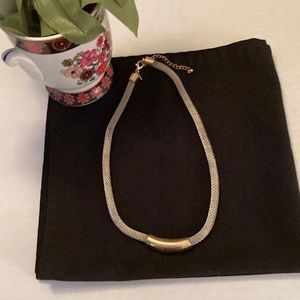 Gold/silver filigree necklace